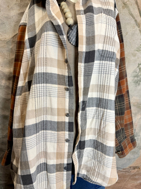 0003G PW Mix-Match Flannel Jacket-#4