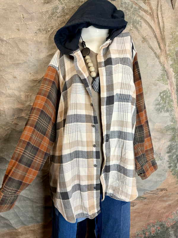 0003G PW Mix-Match Flannel Jacket-#4