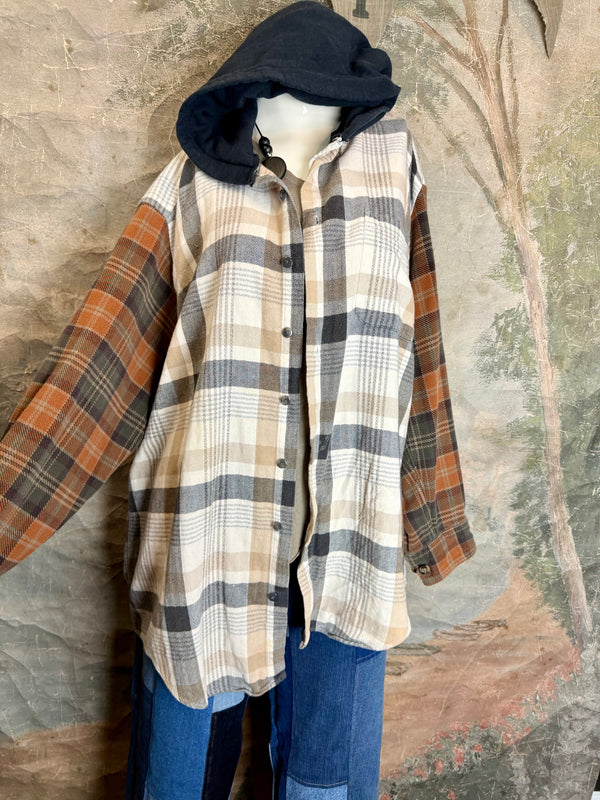 0003G PW Mix-Match Flannel Jacket-#4