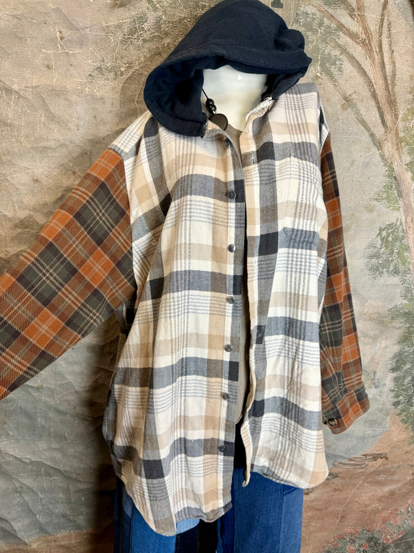 0003G PW Mix-Match Flannel Jacket-#4