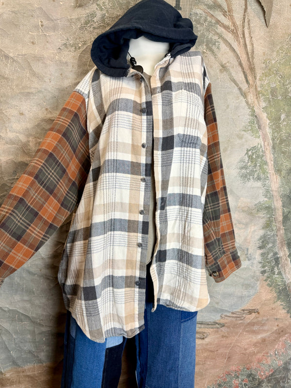 0003G PW Mix-Match Flannel Jacket-#4