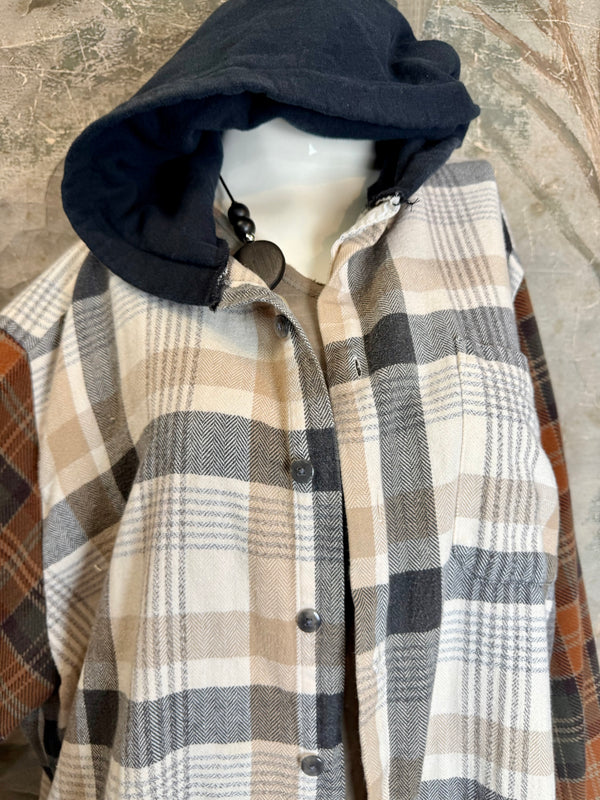 0003G PW Mix-Match Flannel Jacket-#4