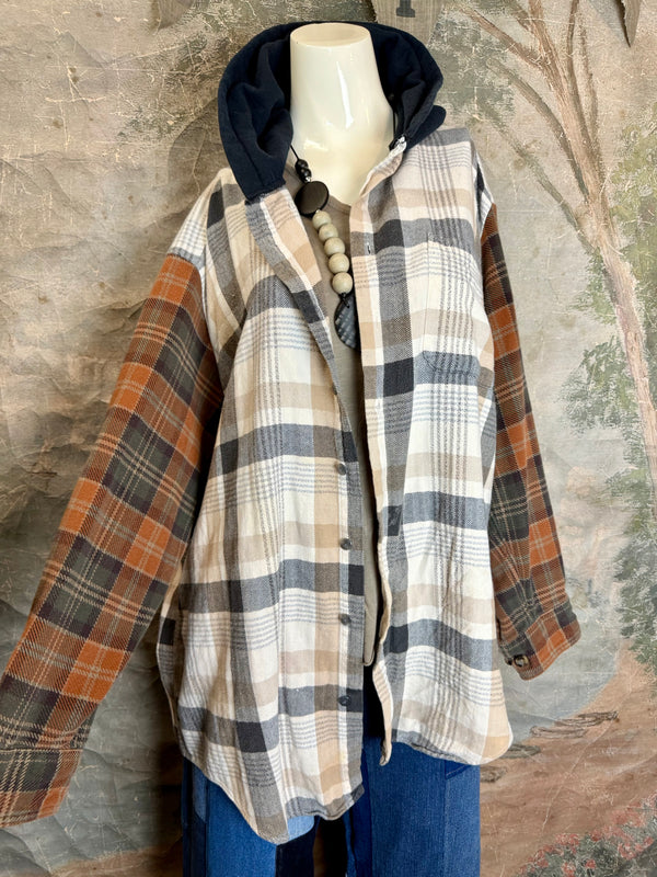 0003G PW Mix-Match Flannel Jacket-#4
