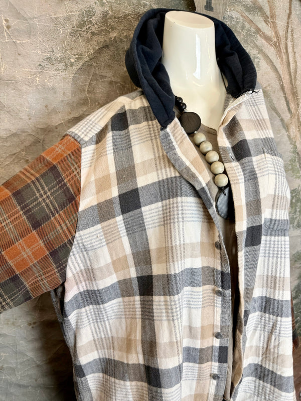 0003G PW Mix-Match Flannel Jacket-#4