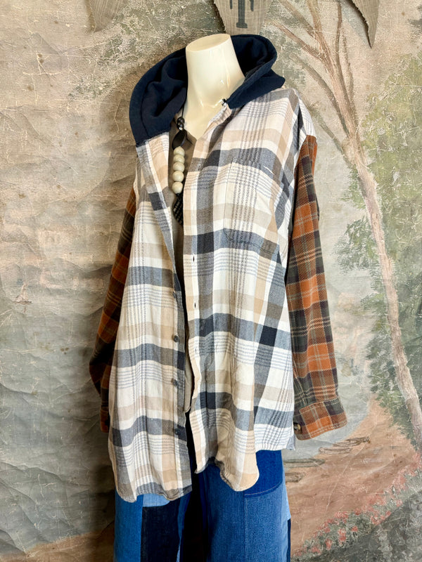 0003G PW Mix-Match Flannel Jacket-#4