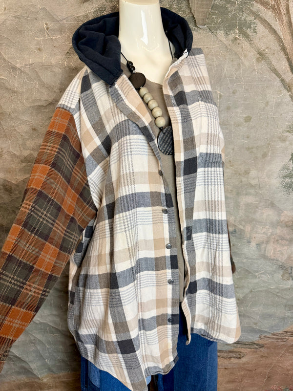 0003G PW Mix-Match Flannel Jacket-#4