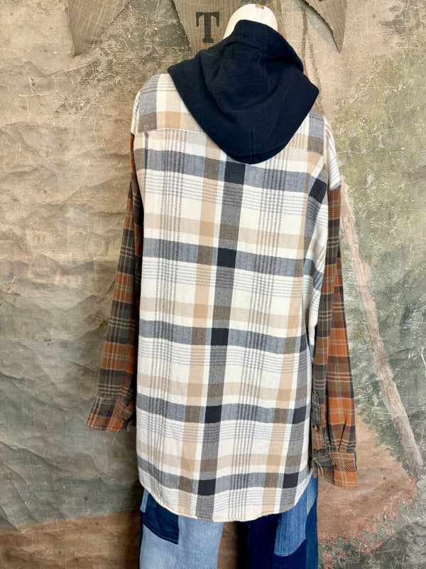 0003G PW Mix-Match Flannel Jacket-#4