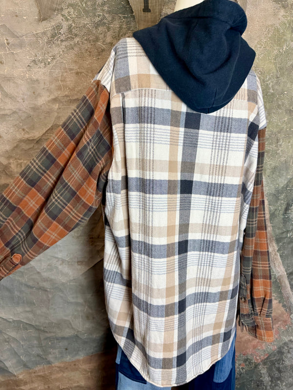 0003G PW Mix-Match Flannel Jacket-#4