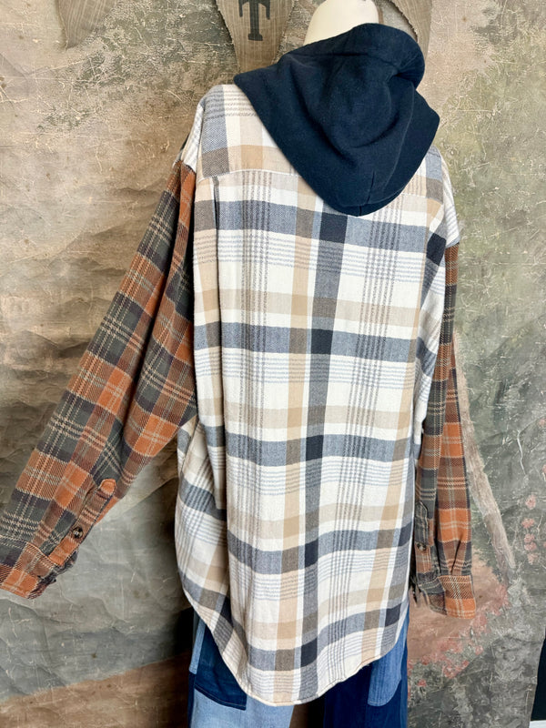 0003G PW Mix-Match Flannel Jacket-#4