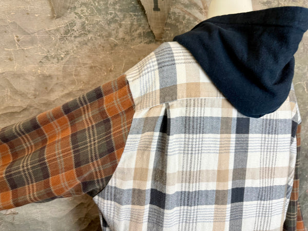 0003G PW Mix-Match Flannel Jacket-#4