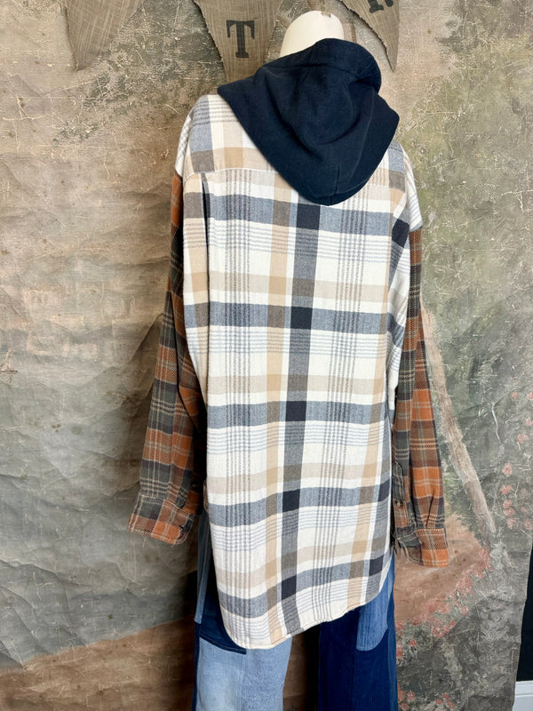 0003G PW Mix-Match Flannel Jacket-#4