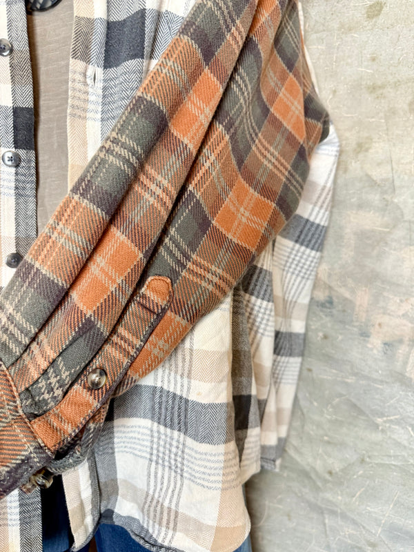 0003G PW Mix-Match Flannel Jacket-#4