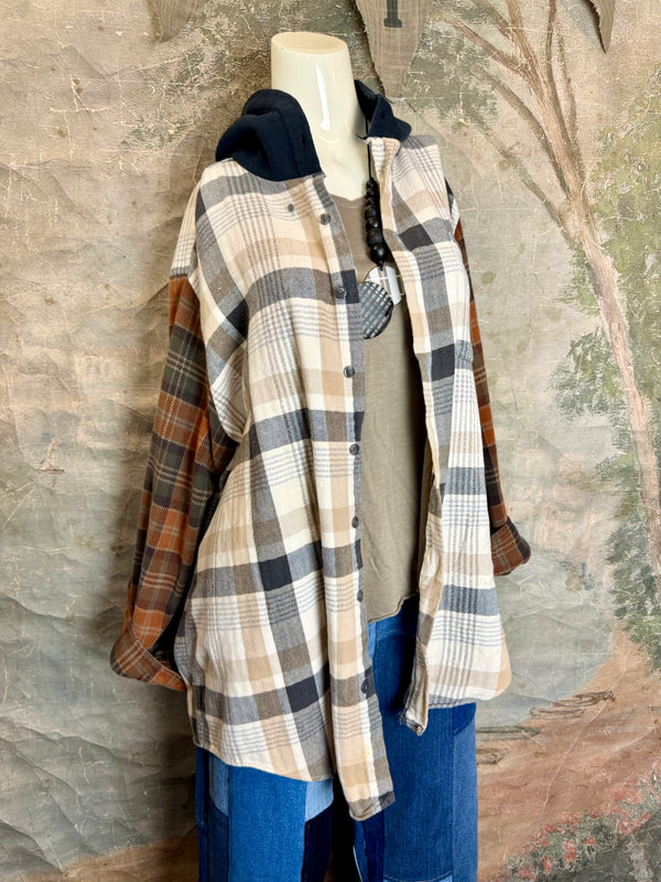 0003G PW Mix-Match Flannel Jacket-#4