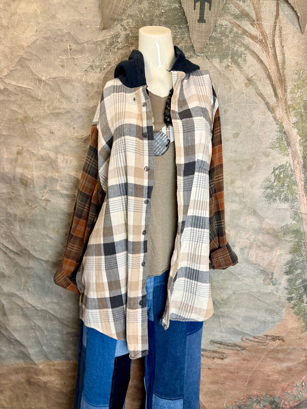 0003G PW Mix-Match Flannel Jacket-#4