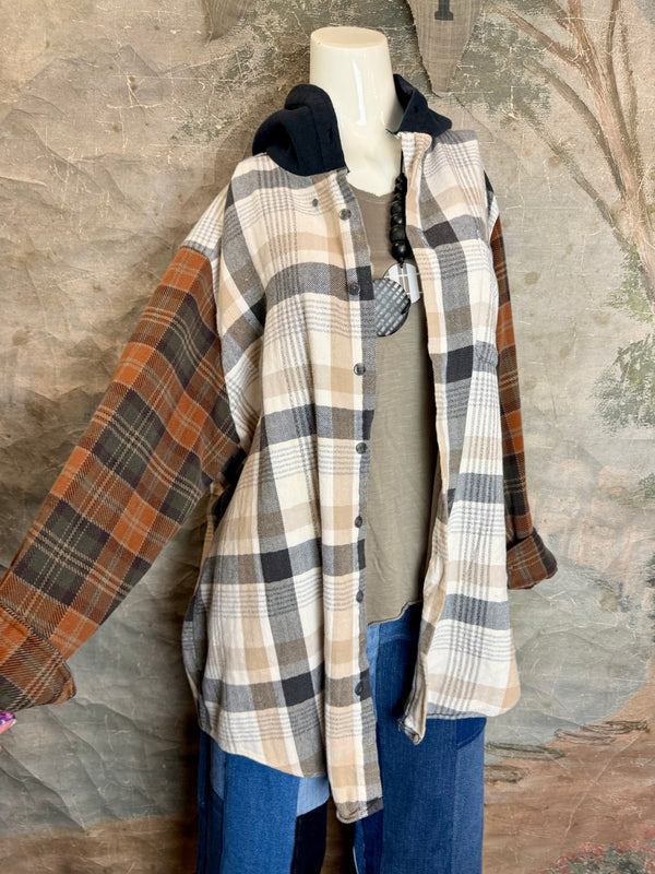 0003G PW Mix-Match Flannel Jacket-#4