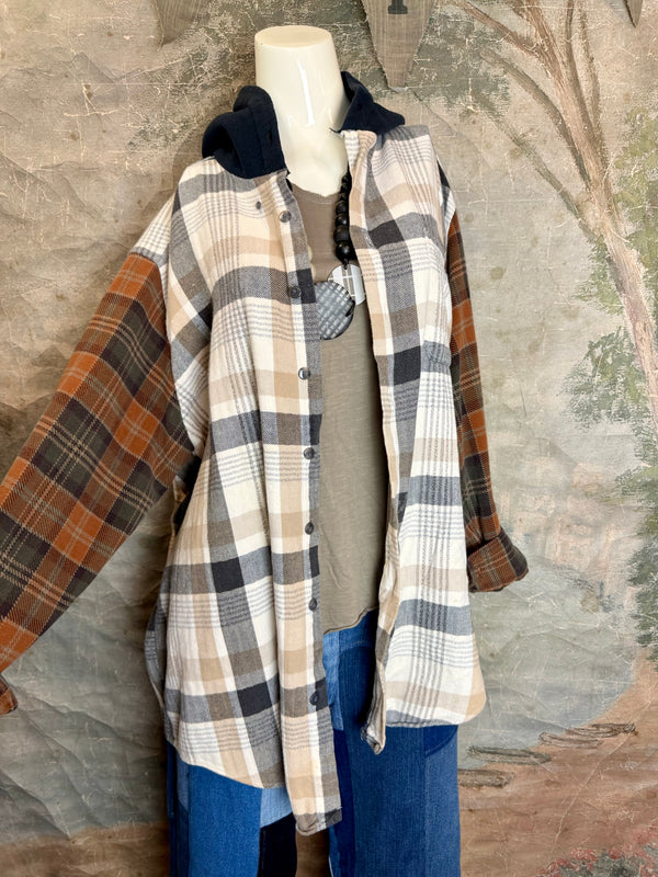 0003G PW Mix-Match Flannel Jacket-#4