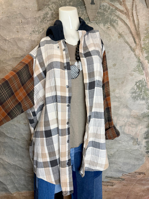 0003G PW Mix-Match Flannel Jacket-#4