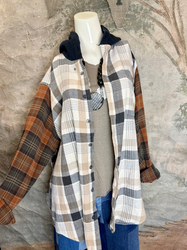 0003G PW Mix-Match Flannel Jacket-#4