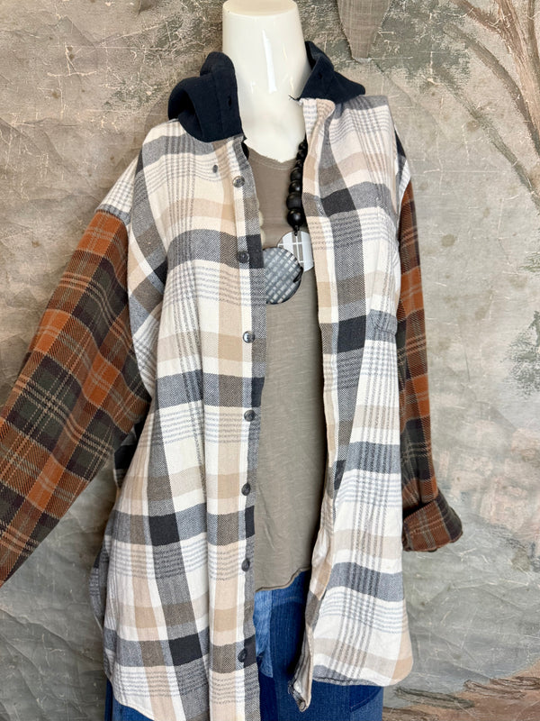 0003G PW Mix-Match Flannel Jacket-#4