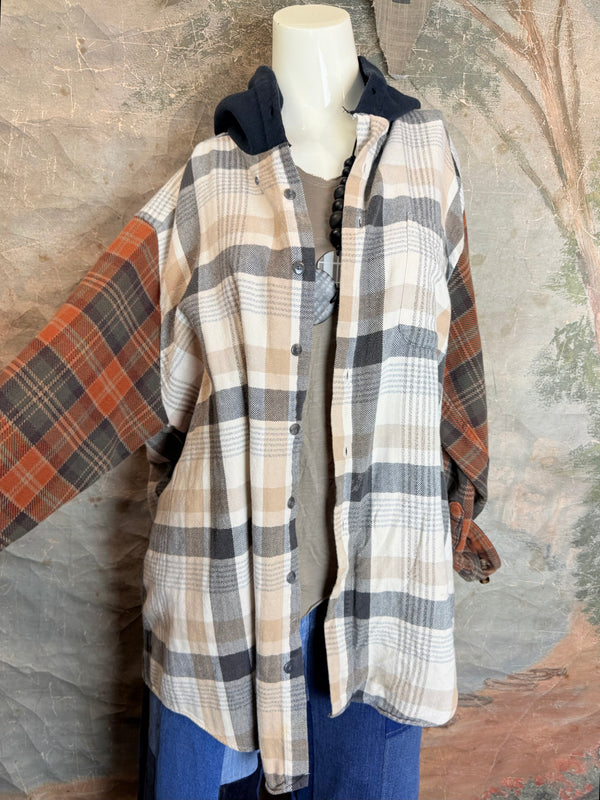 0003G PW Mix-Match Flannel Jacket-#4