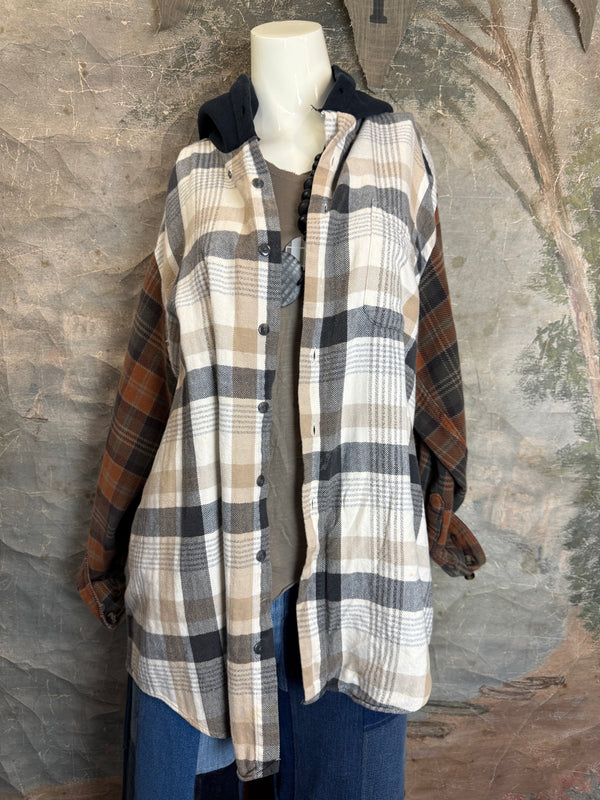 0003G PW Mix-Match Flannel Jacket-#4