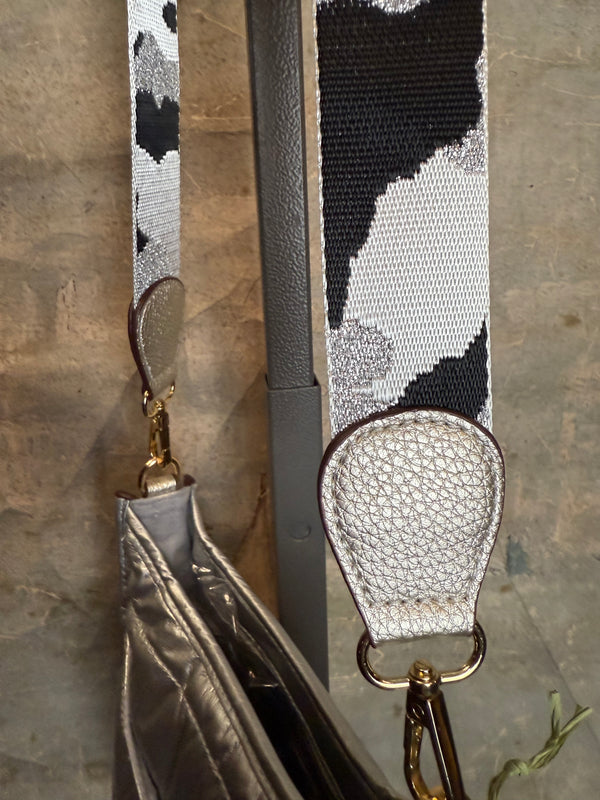 The Puffer Crossbody-Silver Marshmallow