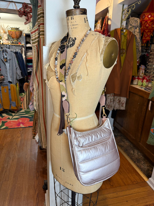 The Puffer Crossbody-Pink Marshmallow