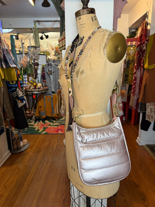 The Puffer Crossbody-Pink Marshmallow