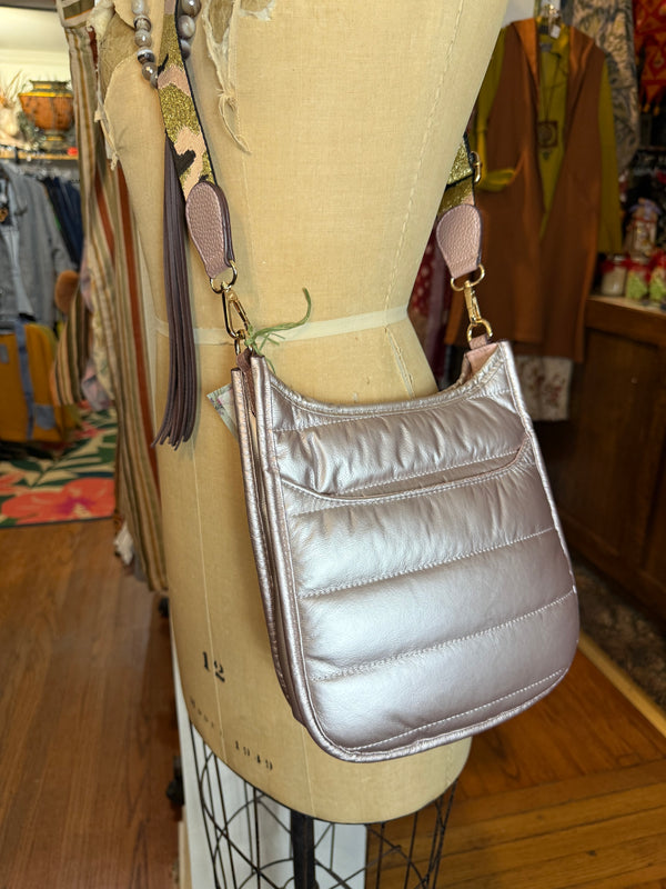 The Puffer Crossbody-Pink Marshmallow