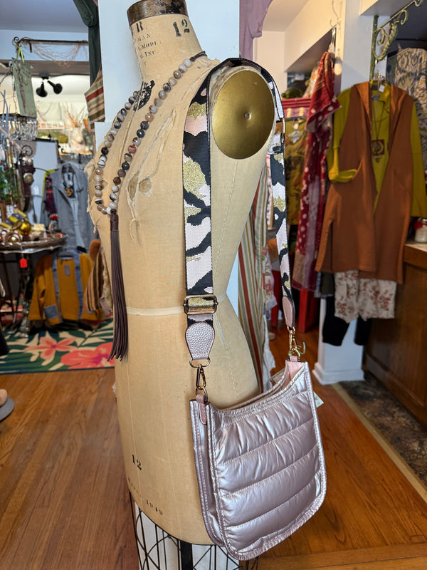 The Puffer Crossbody-Pink Marshmallow