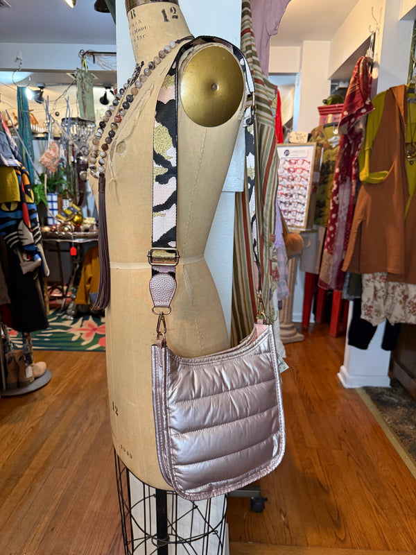 The Puffer Crossbody-Pink Marshmallow