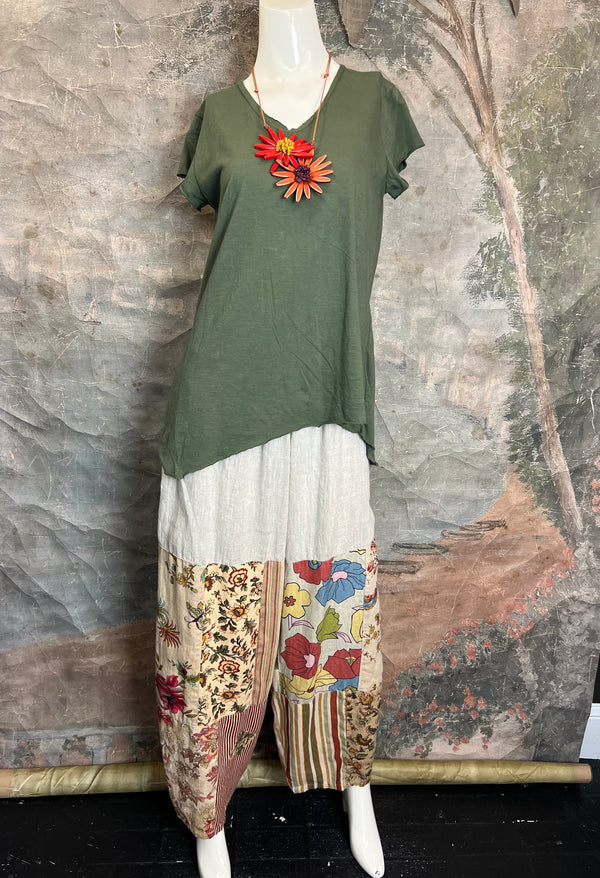 5026 Viki Patch Gennie Pant-A MIX