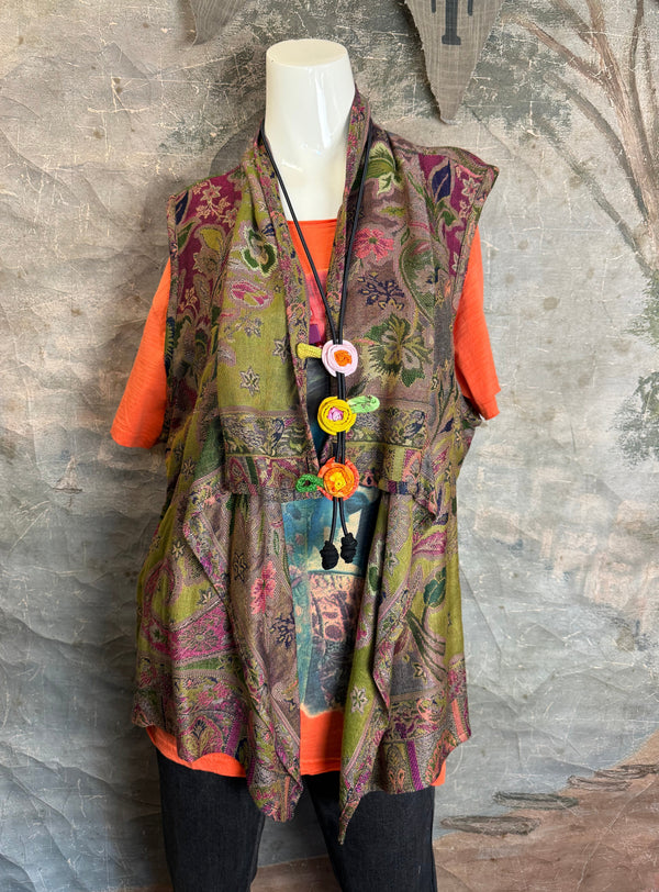 ANU 16636 Pashmina Reversible Vest