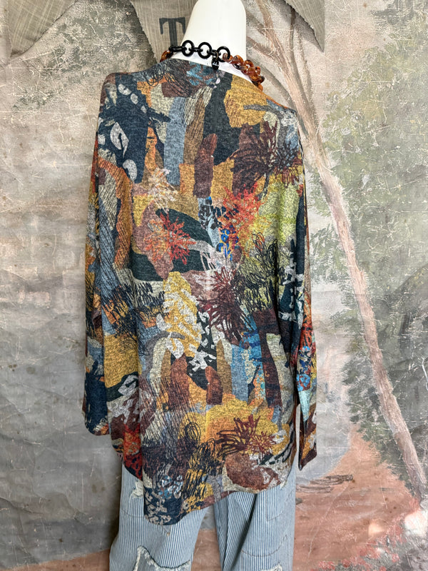 T959CN L/SLV Dolman Top-Bernadette