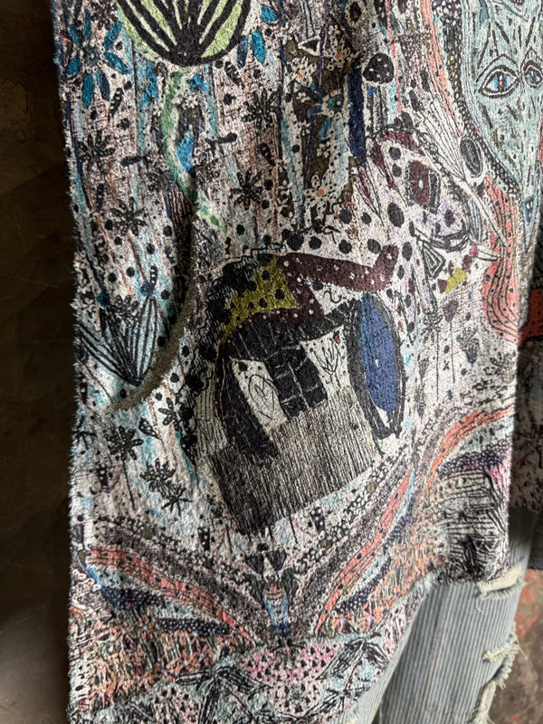 T1356BEG Vneck Tunic