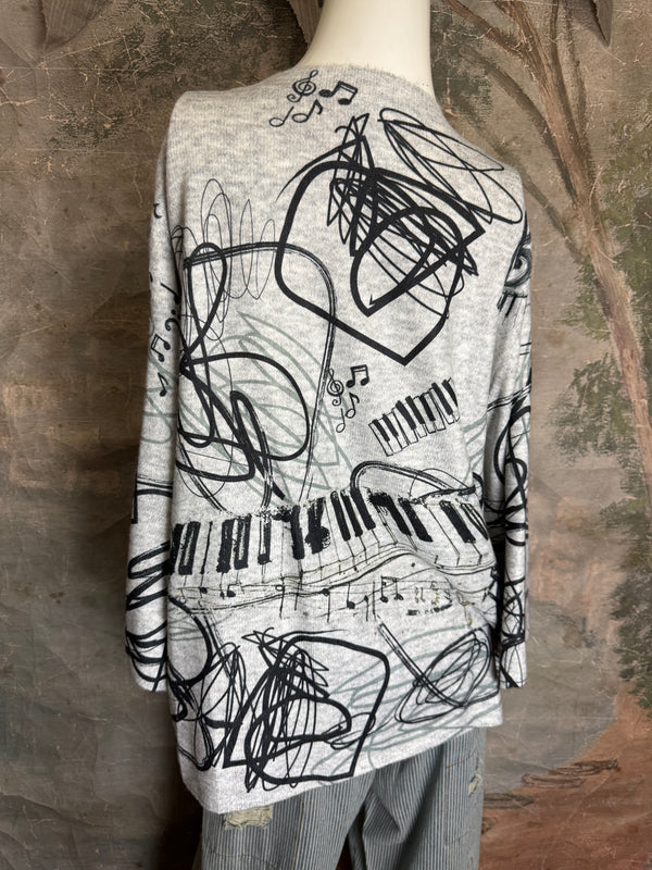 T1772SE Grey Soft Knit Sweater-Elton