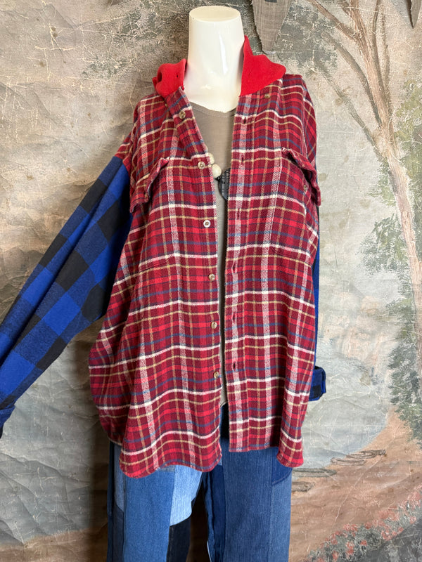 0003G PW Mix-Match Flannel Jacket-#6