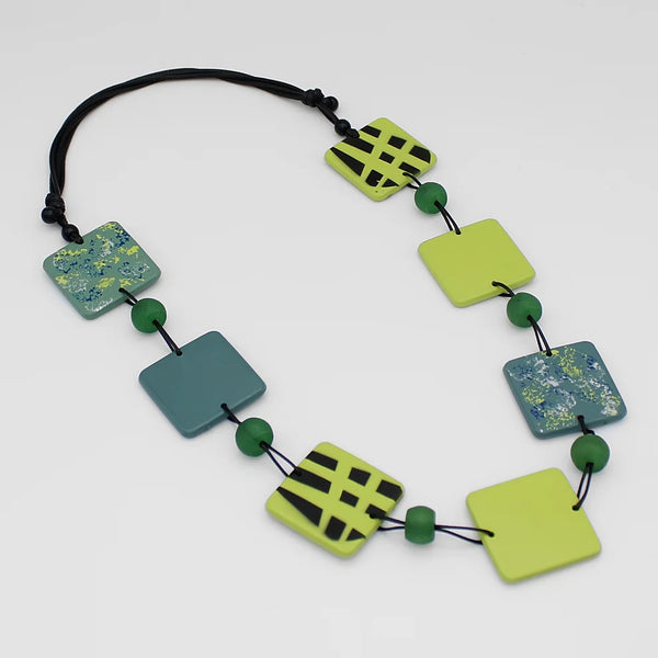 LS24N03 Sponge Painted Necklace