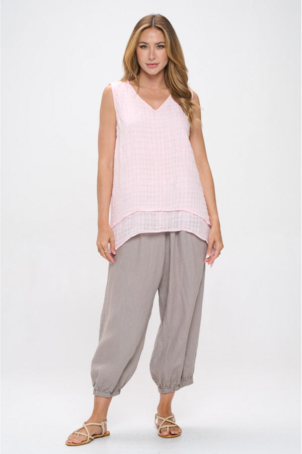 MP-CR293 Double Layer Tank-PINK