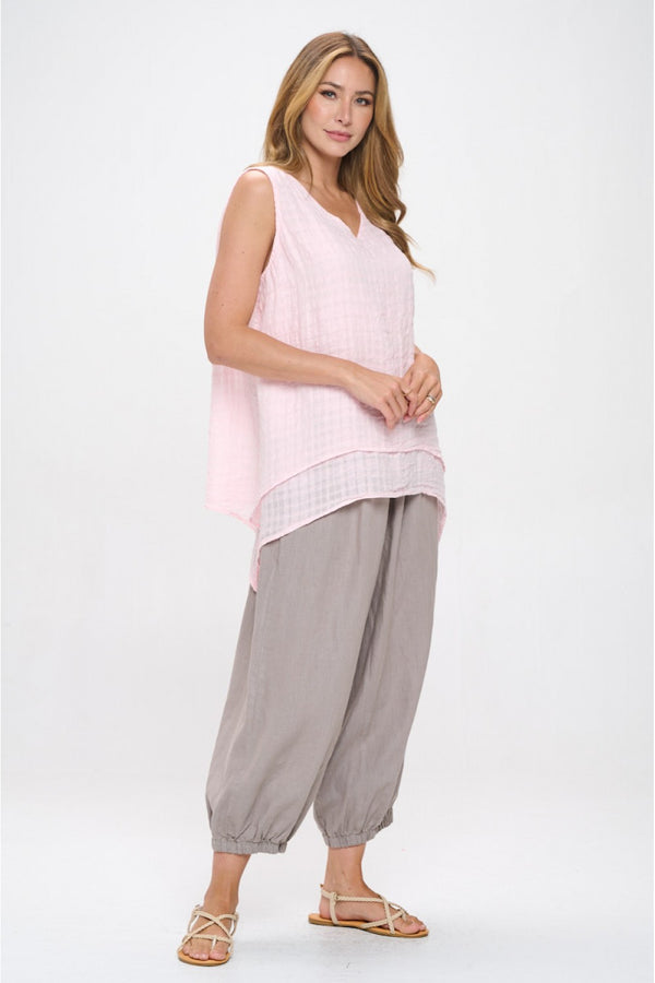 MP-CR293 Double Layer Tank-PINK