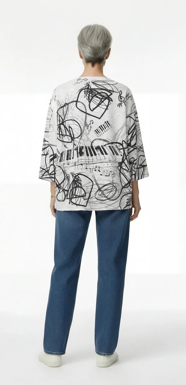 T1772SE Grey Soft Knit Sweater-Elton