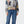 Load image into Gallery viewer, Grey loose pocket pants with abstract geometric print design, wide leg casual style, elastic waist, white sneakers - 5
