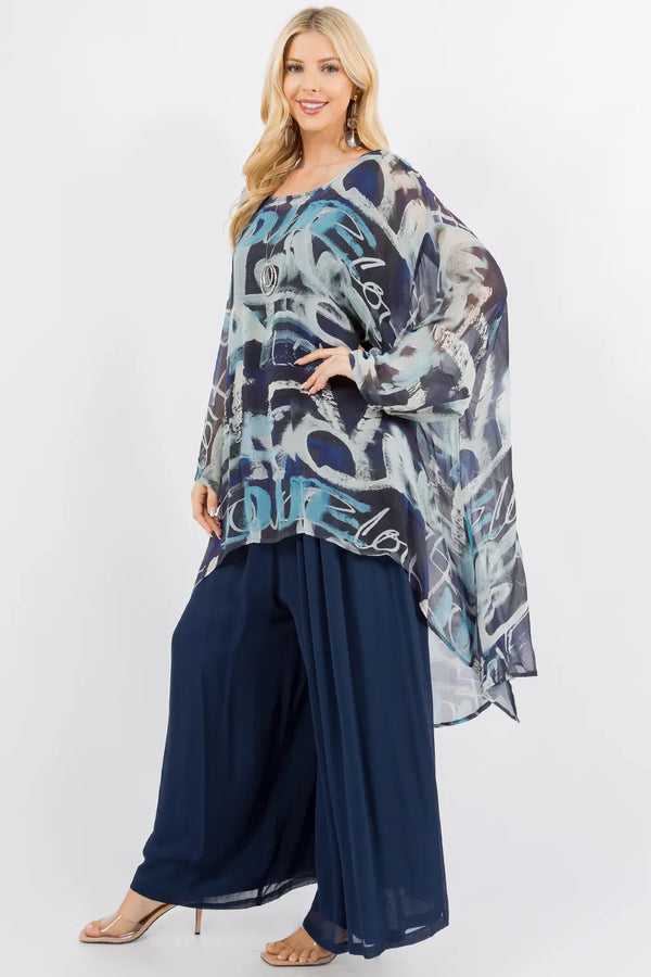 VC166 Love Graffiti Whisper Top