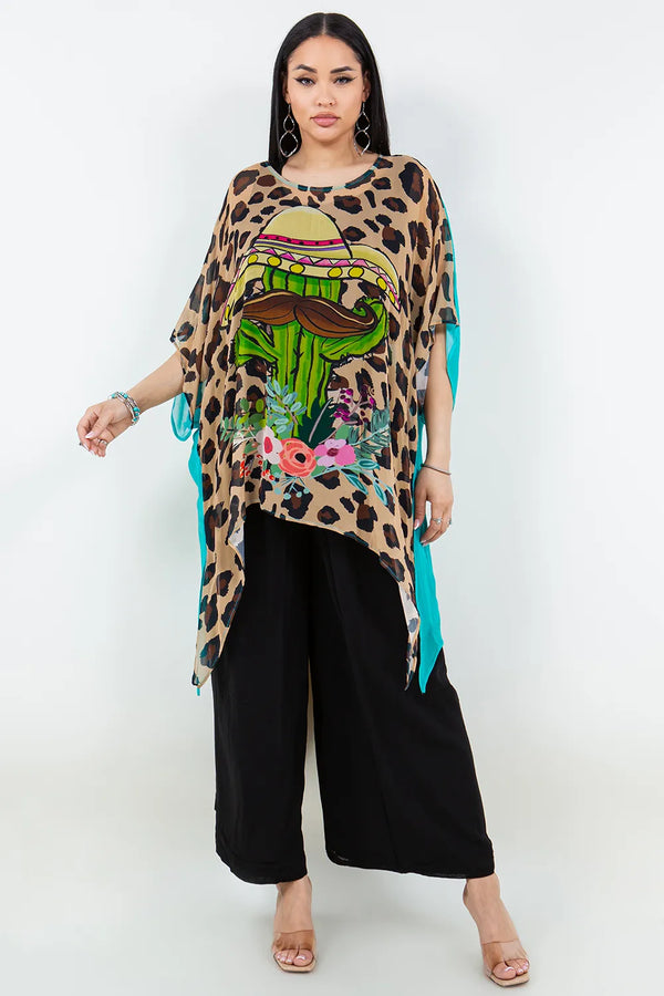 VC187 Guitar & Cactus 2Way Top