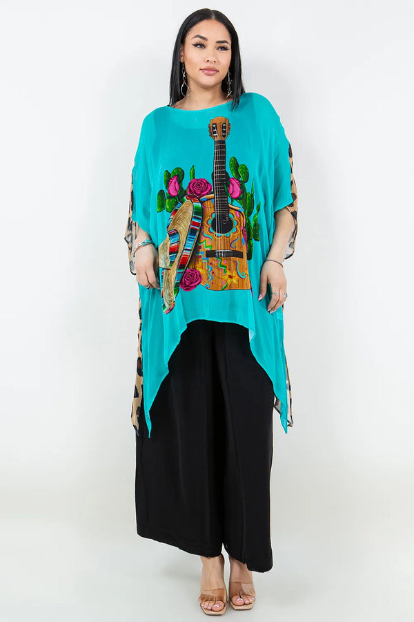 VC187 Guitar & Cactus 2Way Top