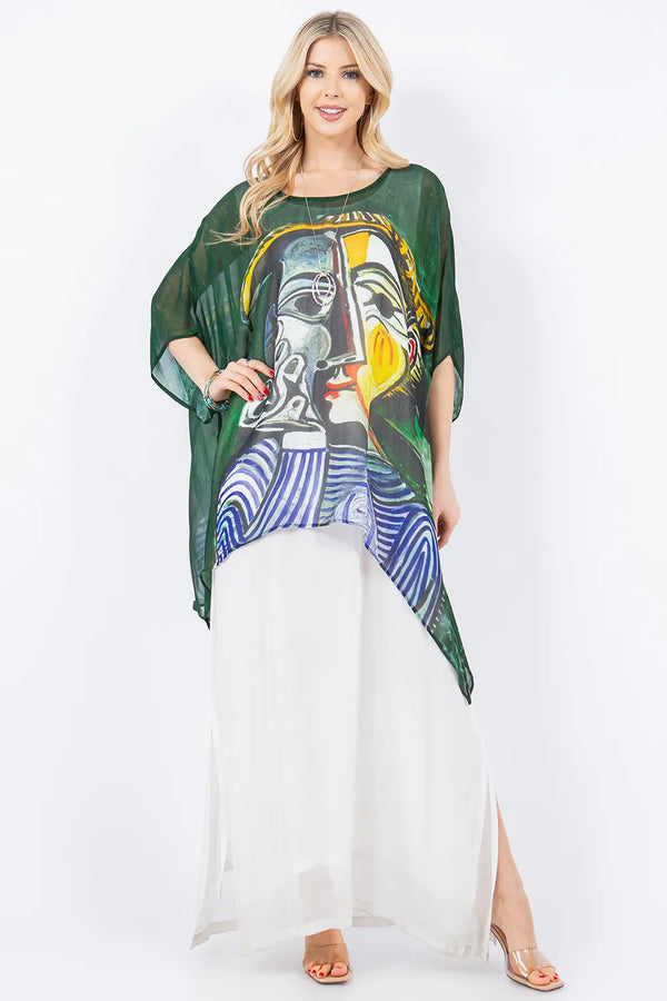 VC189 Picasso Coverup Top