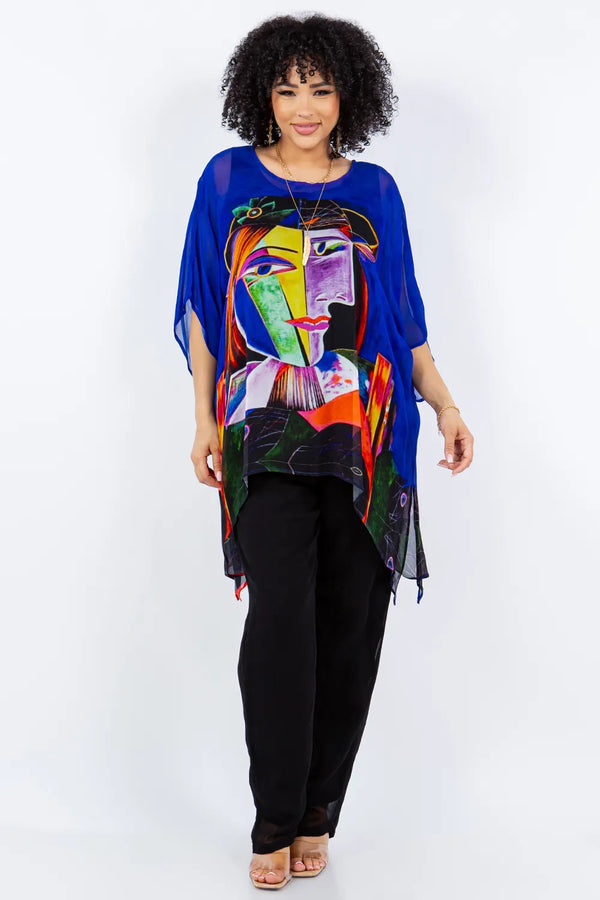 VC193 Picasso Coverup Top