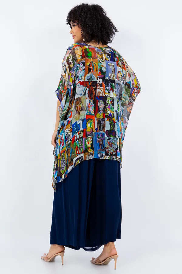 VC201 Picasso Coverup Top