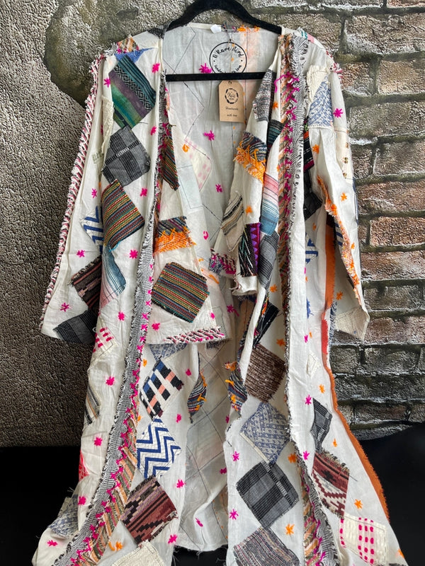 0000A Handmade Patchwork Duster