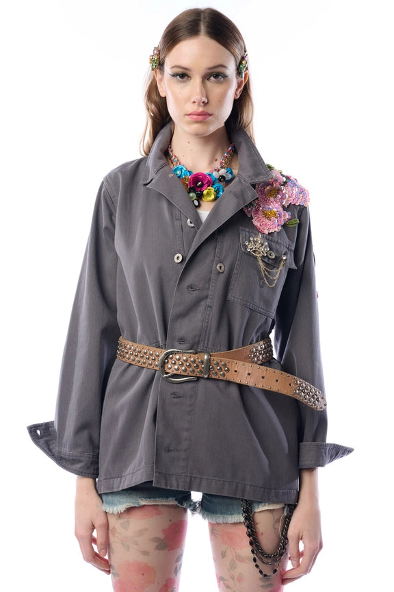 Ed26B Embellished Workup Coat